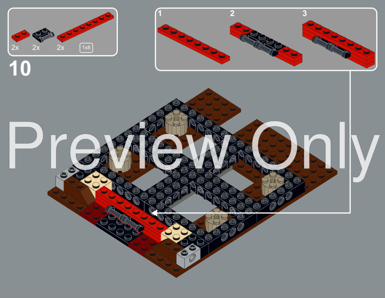 LEGO MOC-162938 Modular Dojo And Sushi Bar by Krugaar