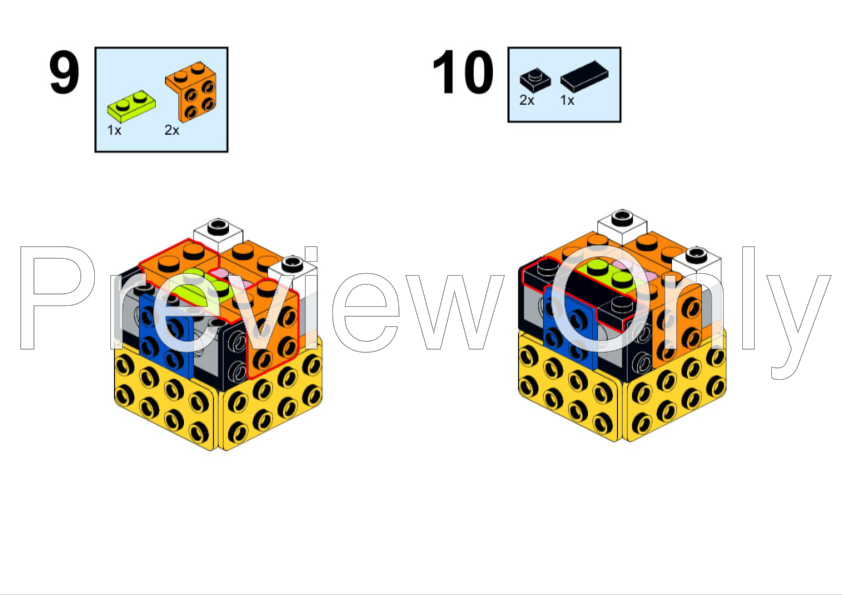 LEGO MOC UpScaled LEGO Minifigure Head Dark Hero Edition by ZTBricks