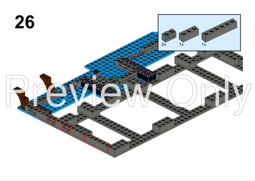LEGO MOC Lion Knights' Harbor by lux.bricks | Rebrickable - Build