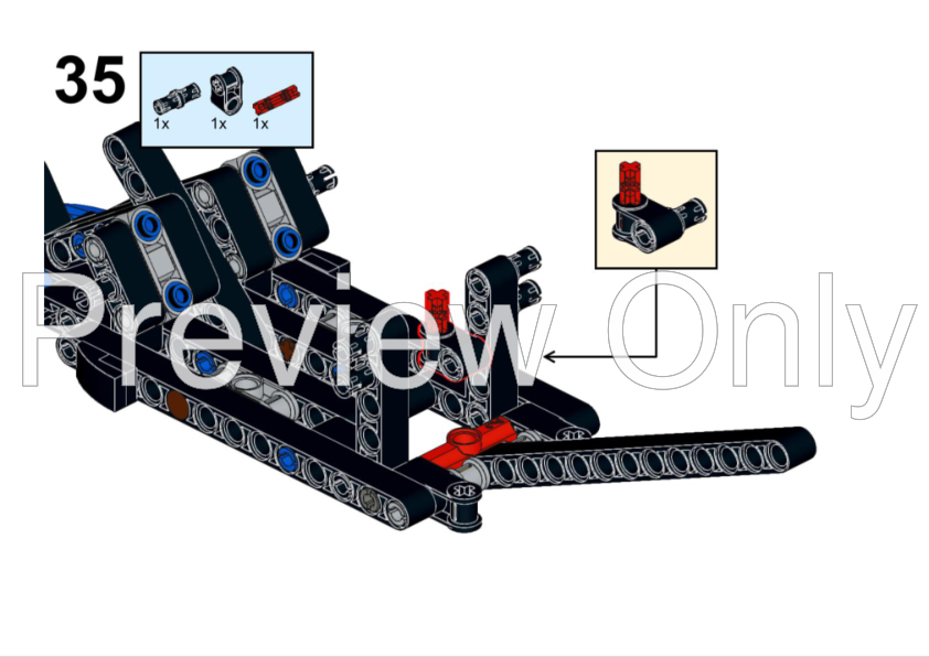 LEGO MOC 42123 model B - Police helicopter by XaeroZKota | Rebrickable ...
