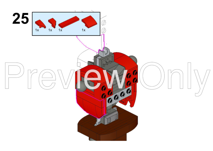 LEGO MOC Withered Foxy by EXCALIBURtheONE | Rebrickable - Build with LEGO