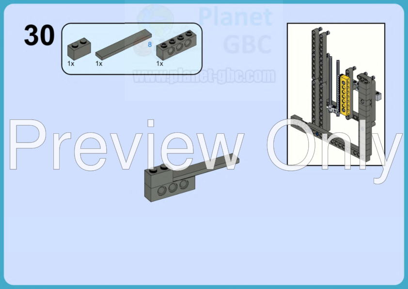 LEGO MOC GBC Gear Rack Elevator, by mickthebricker by GBC