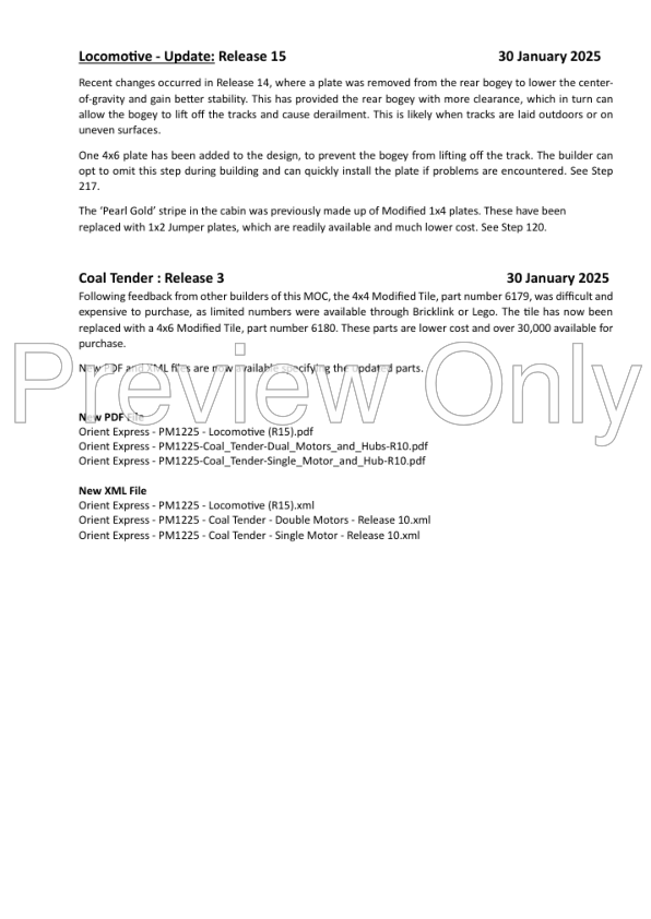 LEGO MOC Orient Express meets Pere Marquette 1225 by