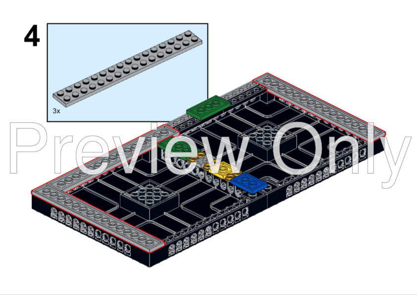 LEGO MOC Wizard Chess Board 3rd Edition Stand Mode with or without