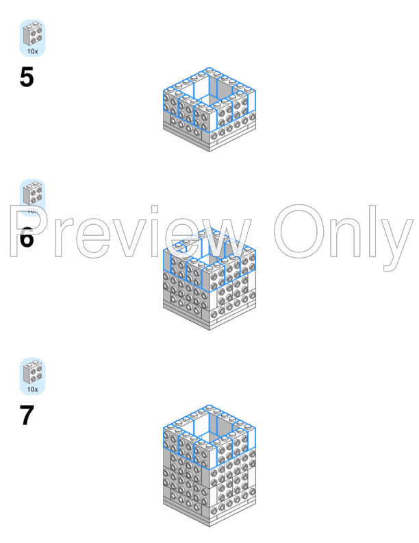 LEGO MOC Gerbera Daisies in a Cylindrical Vase by Ben_Stephenson