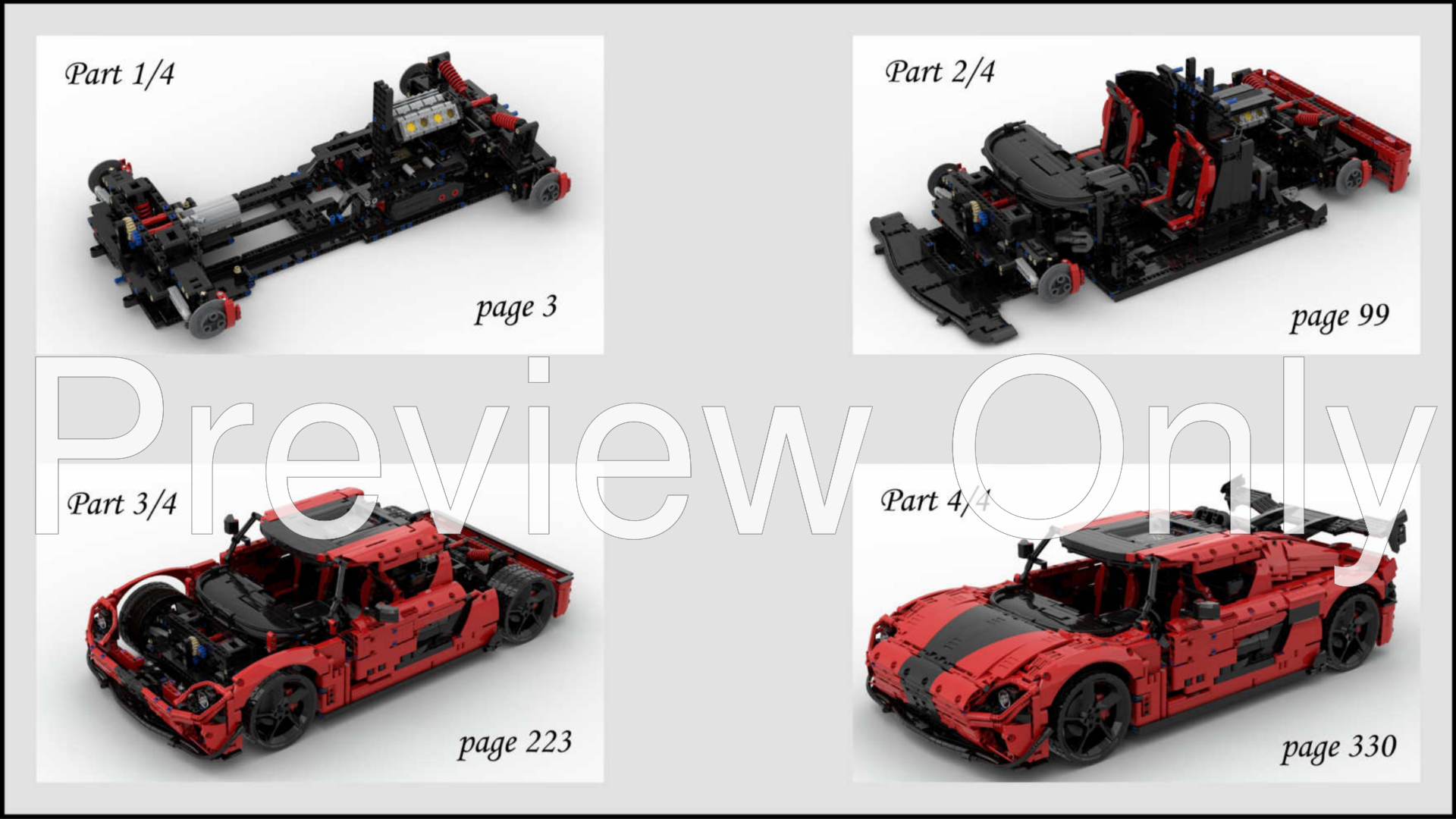 Lego technic koenigsegg online agera r