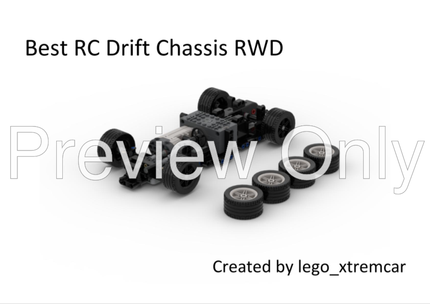 LEGO MOC-167630 rc drift by lego_xtremcar | Rebrickable - Build