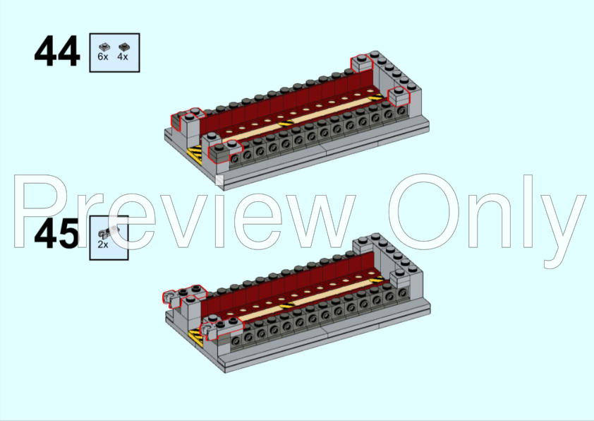 LEGO MOC 3 Stud Scale UT-AT by 3studman | Rebrickable - Build with LEGO