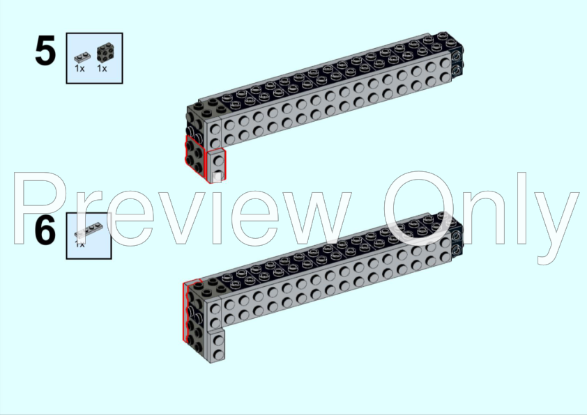 LEGO MOC 3 Stud Scale UT-AT by 3studman | Rebrickable - Build with LEGO