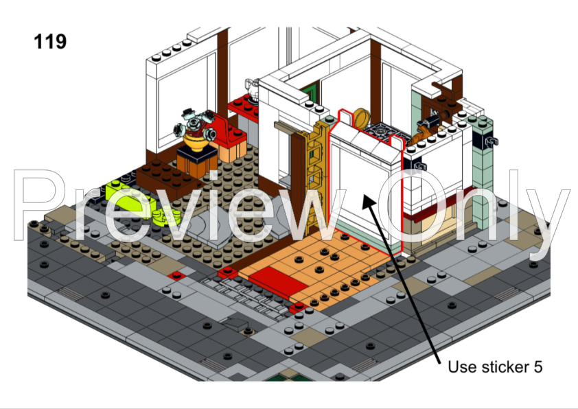 LEGO MOC-168916 Chinese Restaurant - Modification of Set 80113 by Brick ...