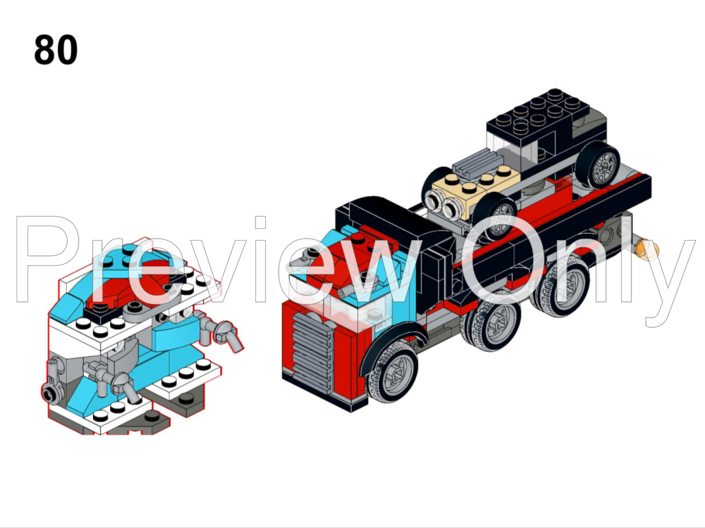 LEGO MOC 31146 Truck and HotRod by PeterSzabo | Rebrickable