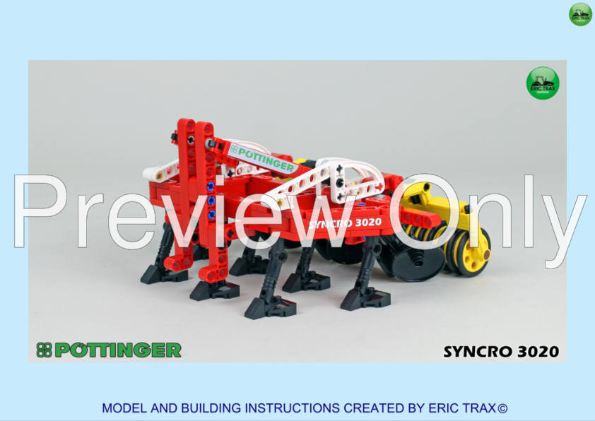 LEGO MOC Pottinger Syncro 3020 Cultivator by erictrax Rebrickable