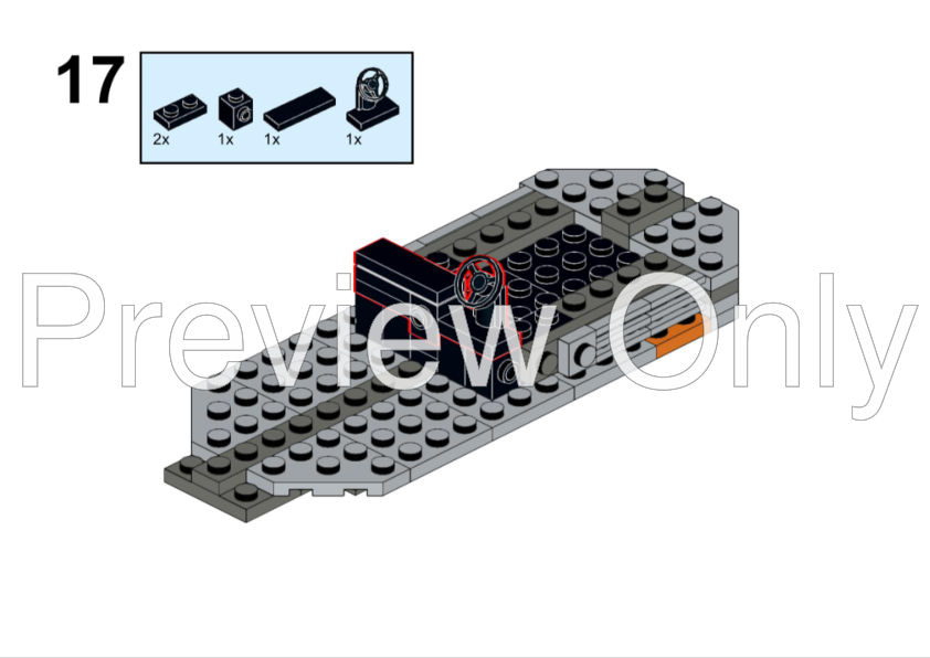 LEGO MOC Luke's X34 Landspeeder 75271 mod by Mercvtio