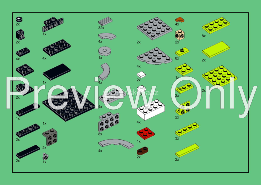 LEGO MOC Oscar the Grouch (Sesame Street) Brickheadz by