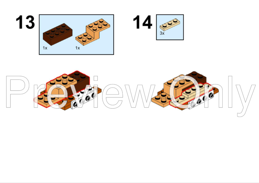 LEGO MOC Red Deer, 31150 Alternate Build by Macharius | Rebrickable ...