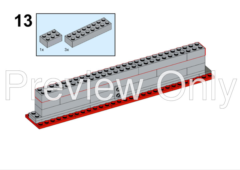 LEGO MOC Amtrak P42DC GE Genesis Diesel Locomotive - 4 Studs Wide by ...