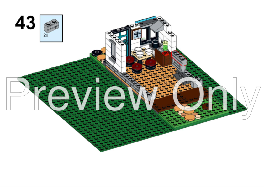 LEGO MOC Modular Cozy Home (31139) by Simessa | Rebrickable - Build ...