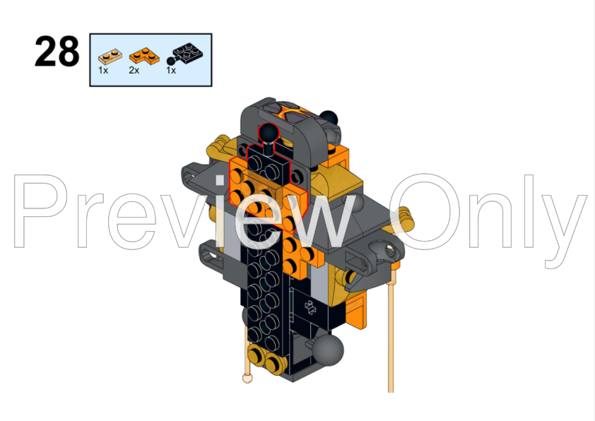 LEGO MOC-171708 MOC - 76128 x2 Molton man - Alternate Build by