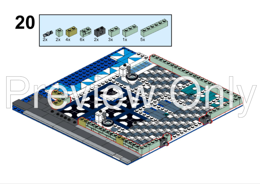 LEGO MOC-171786 Chiil & Cool - Municipal swimming pool by