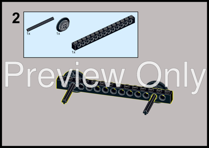 LEGO MOC Chemical toilet wagon (Portaloo, Porta-Potty, Dixi