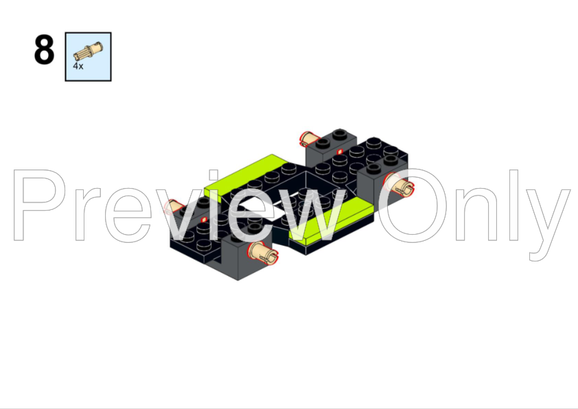 LEGO MOC Sports Car LEGO 60415 alternate build 1 by n2brick