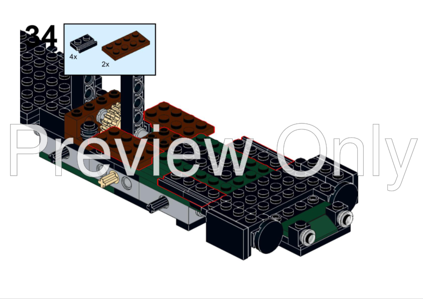 LEGO MOC Emerald Night dual motor + other modifications by ...