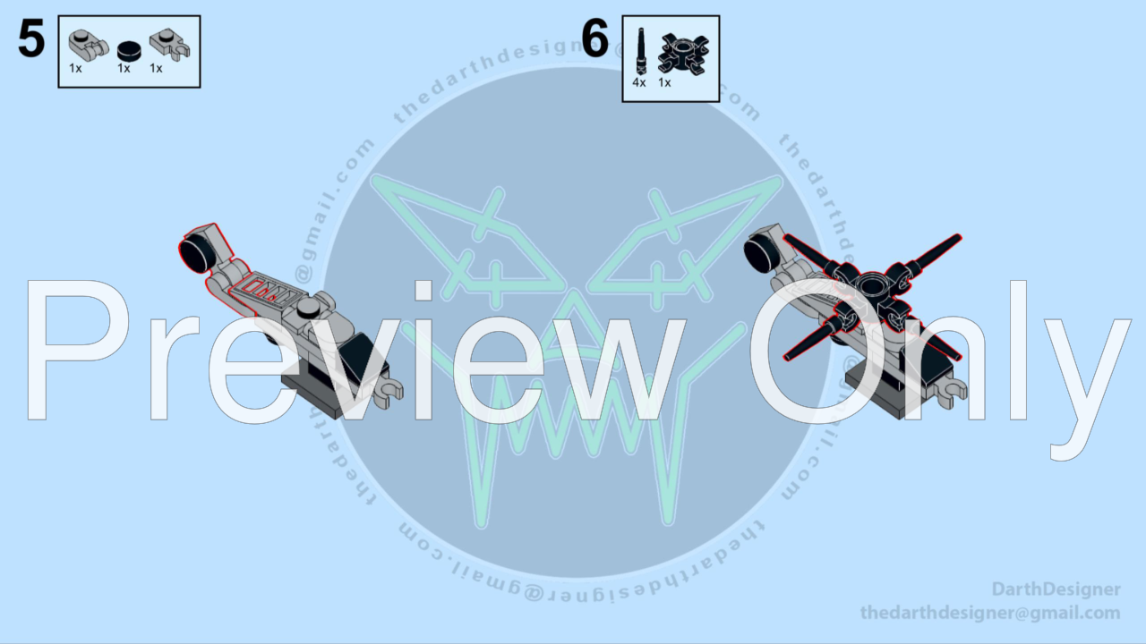 LEGO MOC Ticonderoga Class Cruiser - 1:300 Scale by DarthDesigner