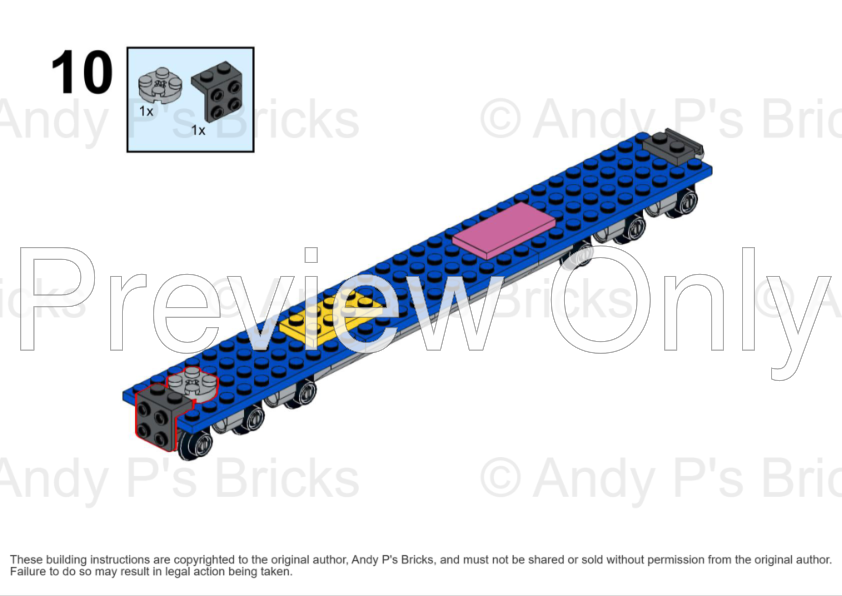 LEGO MOC 40518 Double Decker Train Carriage - Alternate Build Of 40518 ...