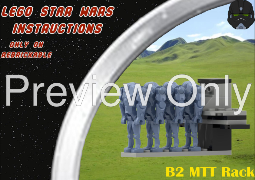 LEGO MOC Classic-Style MTT Droid Racks by CloneCreatesClassics ...