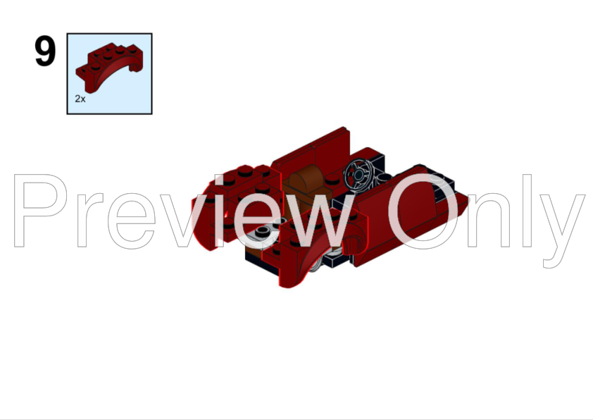 LEGO MOC-177474 Bowtie Corvette Two Pack by IBrickedItUp | Rebrickable ...
