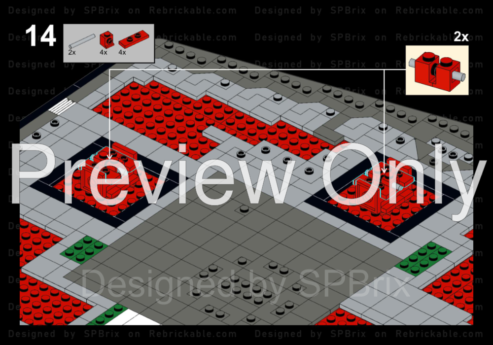 ピルピル MOC-177998 World Trade Center Complex 1:800 Scale Building Blocks