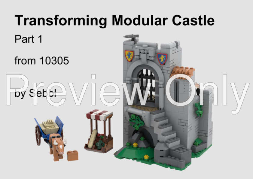 LEGO MOC 10305: Complete Lion Knights' Configurable Castle by sebbl ...