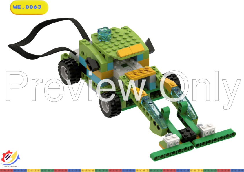 LEGO MOC WE006 Plow Machine by Wizz Coder | Rebrickable - Build with LEGO