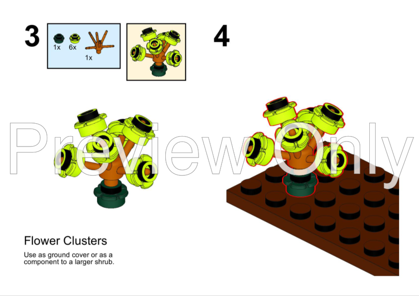 LEGO MOC Plant Pack I by K_Giffen_Creates | Rebrickable - Build with LEGO