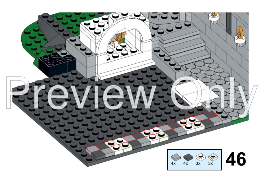 LEGO MOC Guarded Inn Remake by BuildingTogether | Rebrickable - Build ...