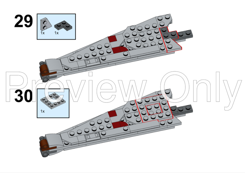 LEGO MOC 75375 Alternate Builds: 2 Starfighters & Destroyer