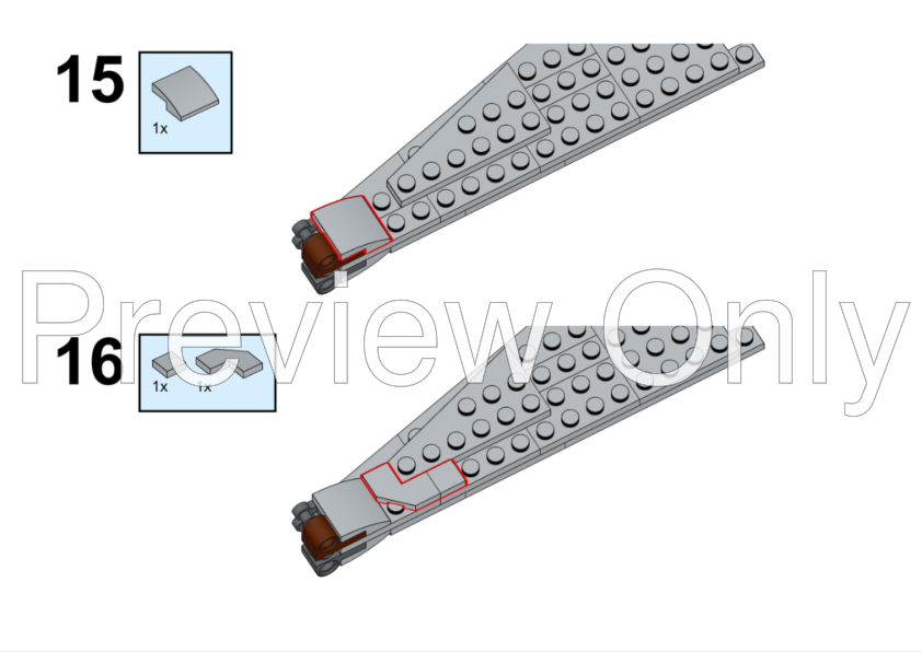 LEGO MOC 75375 Alternate Builds: 2 Starfighters & Destroyer