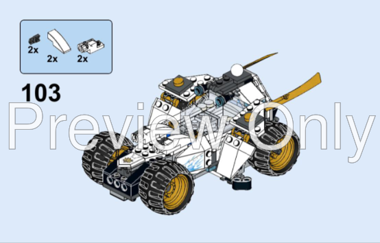 LEGO MOC 70588-2: Zane's Battle Wagon by SecondBricks