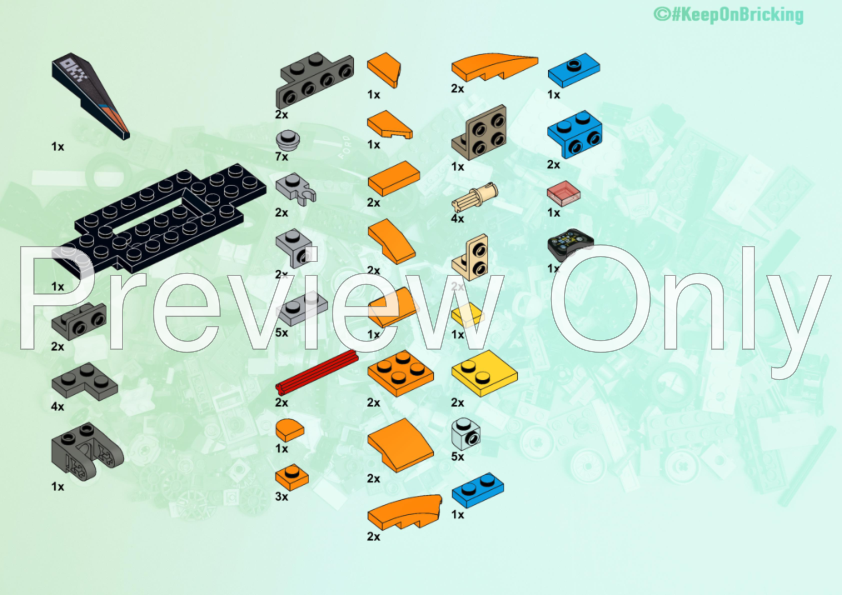 LEGO MOC 76919 Cyber Buggy by Keep On Bricking | Rebrickable