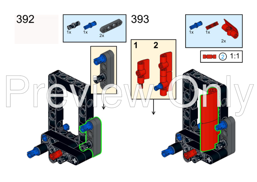 LEGO MOC-181548 42156 rearspoiler by EricMunsters | Rebrickable - Build ...