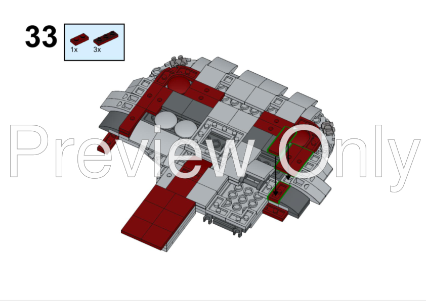 LEGO MOC Ebon Hawk by ZenMocs | Rebrickable - Build with LEGO