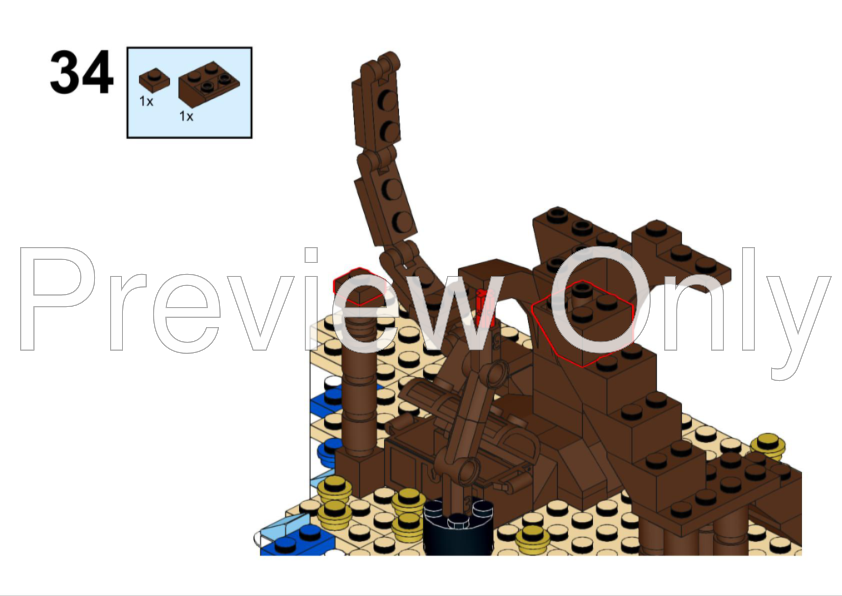 LEGO MOC treehouse on an island by Kai09galen | Rebrickable - Build ...