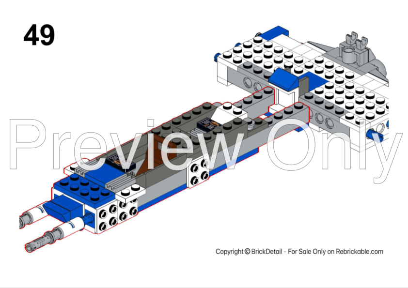 LEGO MOC Captain Rex Clone Wars Bomber by BrickDetail