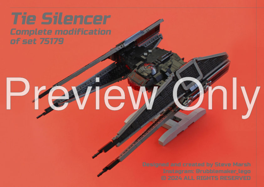 LEGO MOC Tie Silencer - Set 75179 Complete Modification by Rubblemaker ...