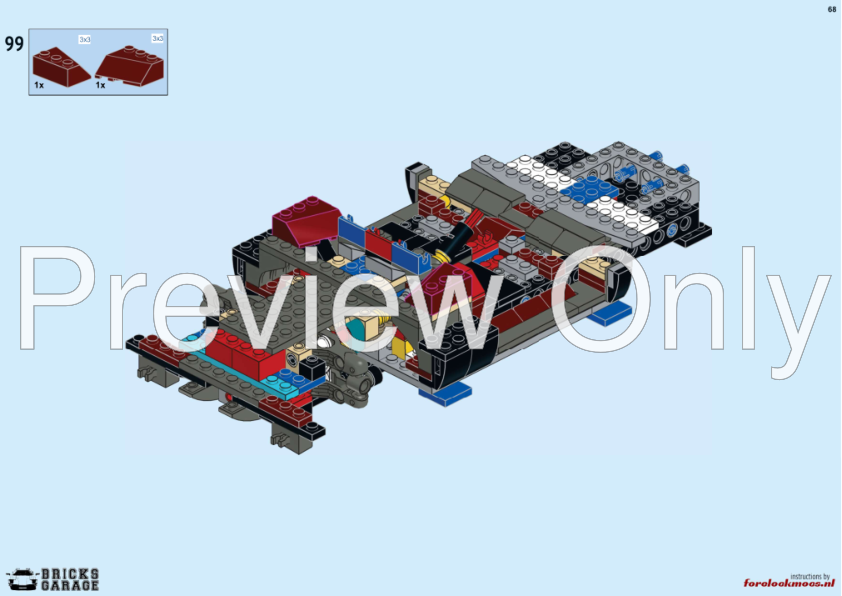 LEGO MOC 10304 Datsun Fairlady 240Z by firas_legocars | Rebrickable - Build  with LEGO