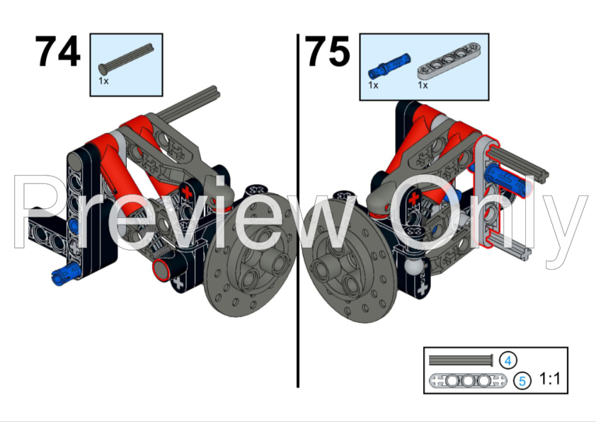 LEGO MOC 42115 B Model - Porsche 911 GT3 RS by SW.Technic | Rebrickable ...