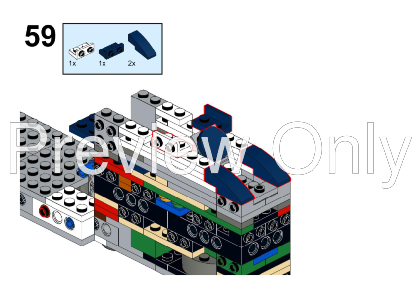 LEGO MOC-185726 Republic Gunship - 75379 modification (2 extra