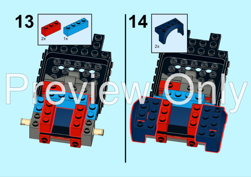 LEGO MOC 76920 Lamborghini Sian Roadster by YourFavouriteMocs