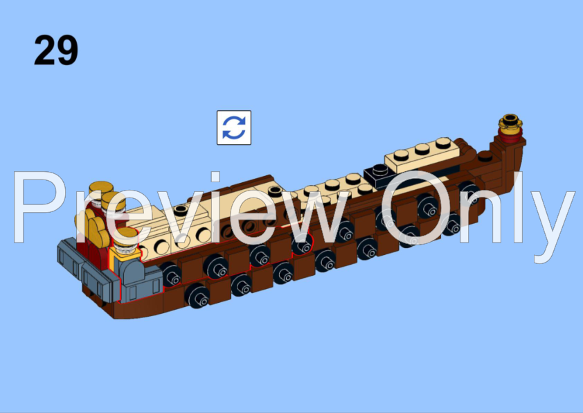 LEGO MOC Model ship of the Zeven Provinciën by Henktor | Rebrickable ...