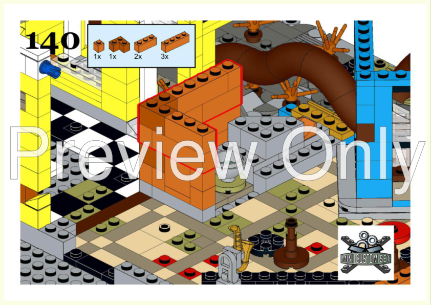 LEGO MOC-186483 Lego Set 10312 Jazz Club Apocalypse Version by